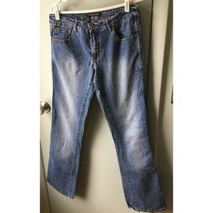 PePe London Jeans Stretch Womens Size 31 Boot Cut Denim Blue Low Rise s73